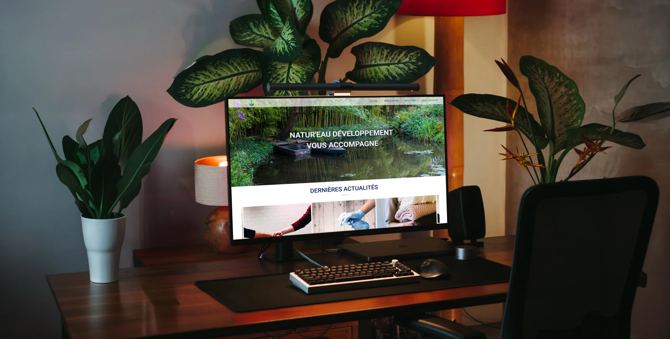 Natur'eau Développement — Création site wordpress & SEO, Studio Nyamh