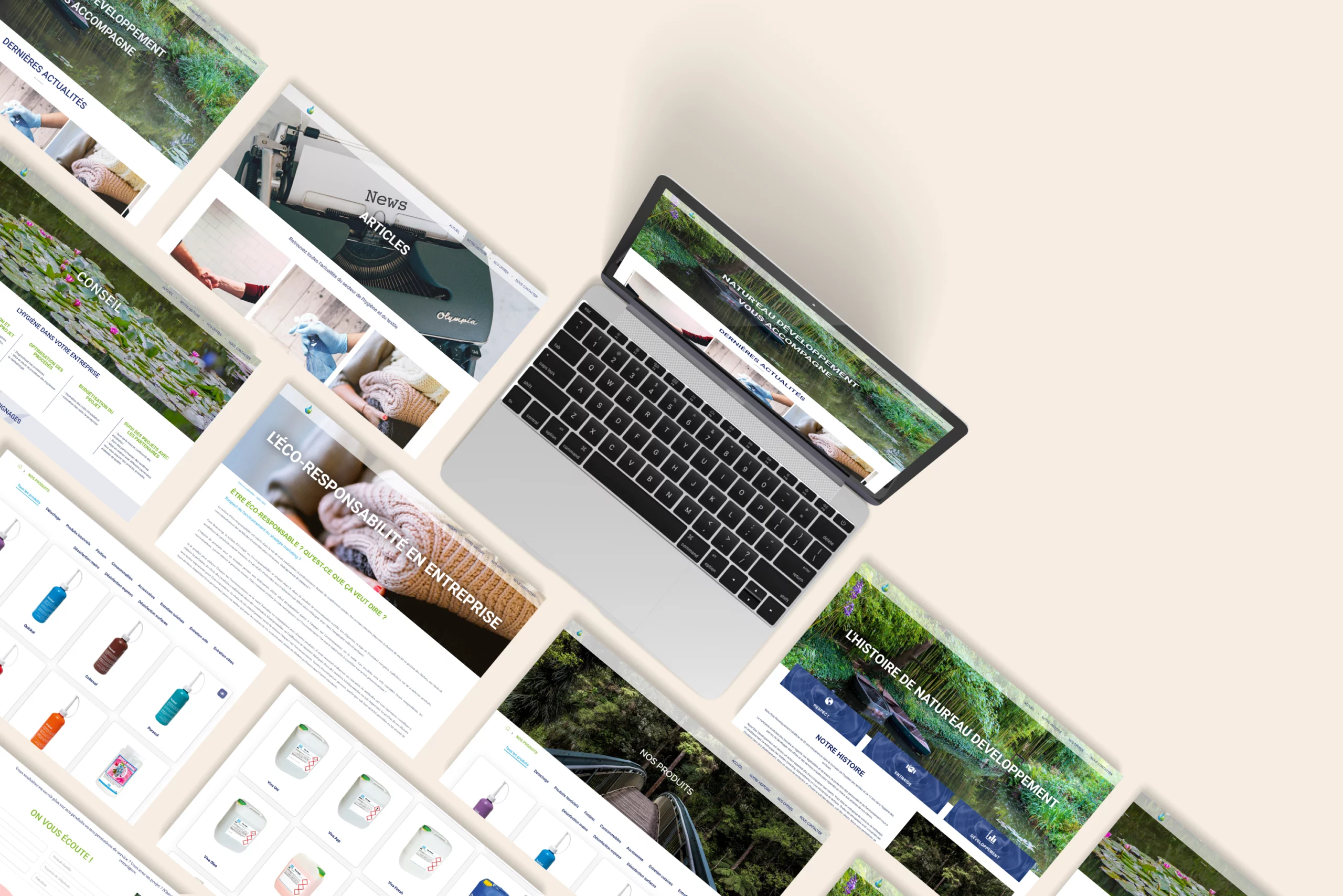 Page — Natur'eau Développement, Studio Nyamh