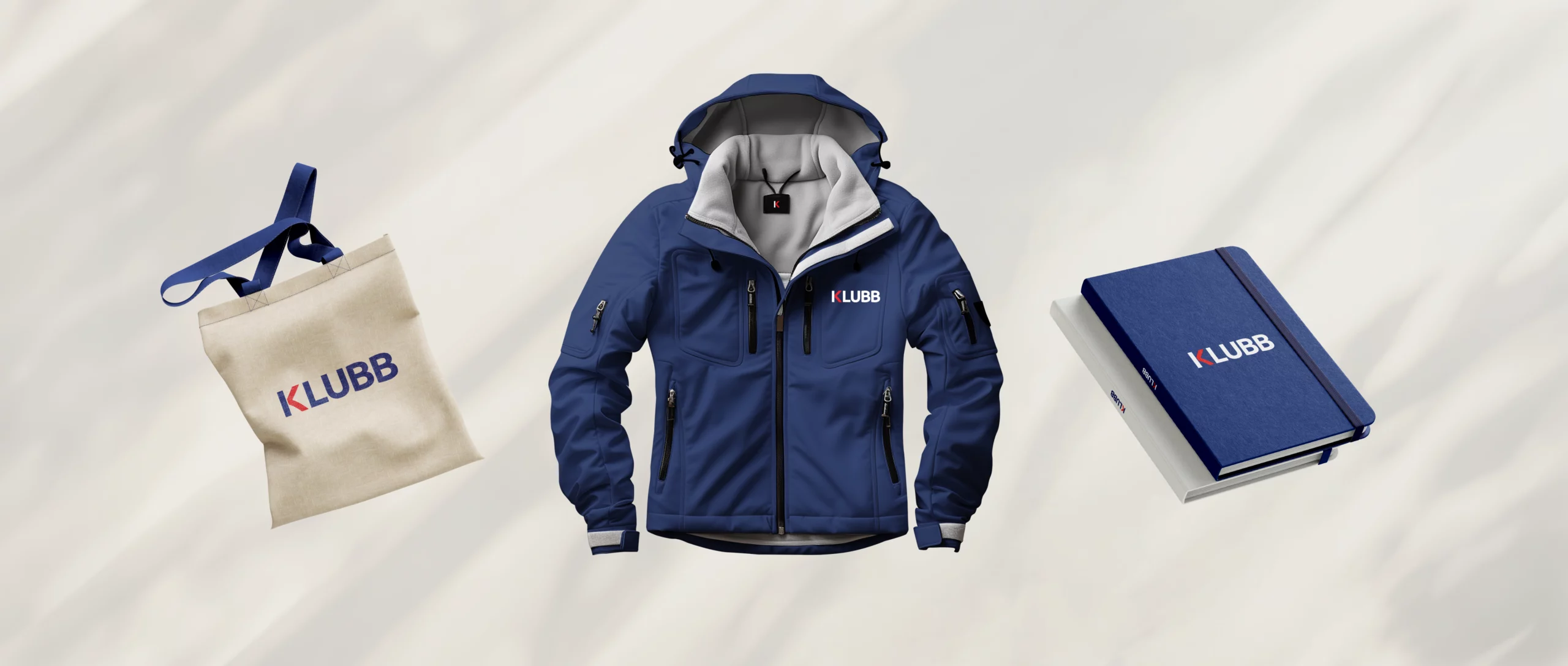 Goodies & vêtements brandés — Rebranding industriel, Studio Nyamh