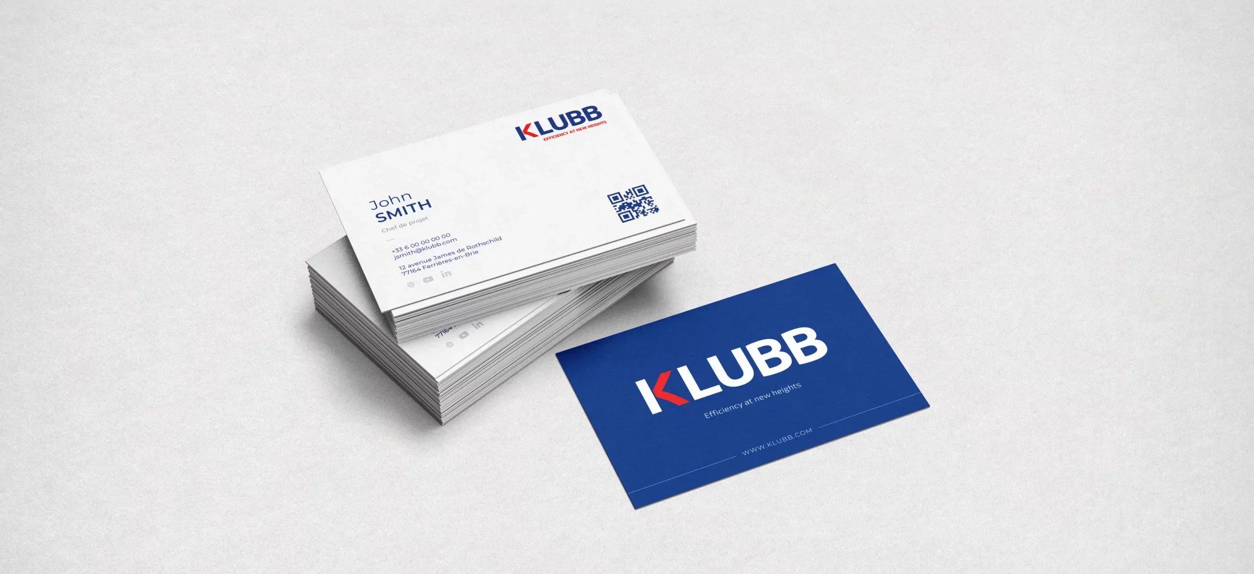 Cartes de visite — Rebranding industriel, Studio Nyamh